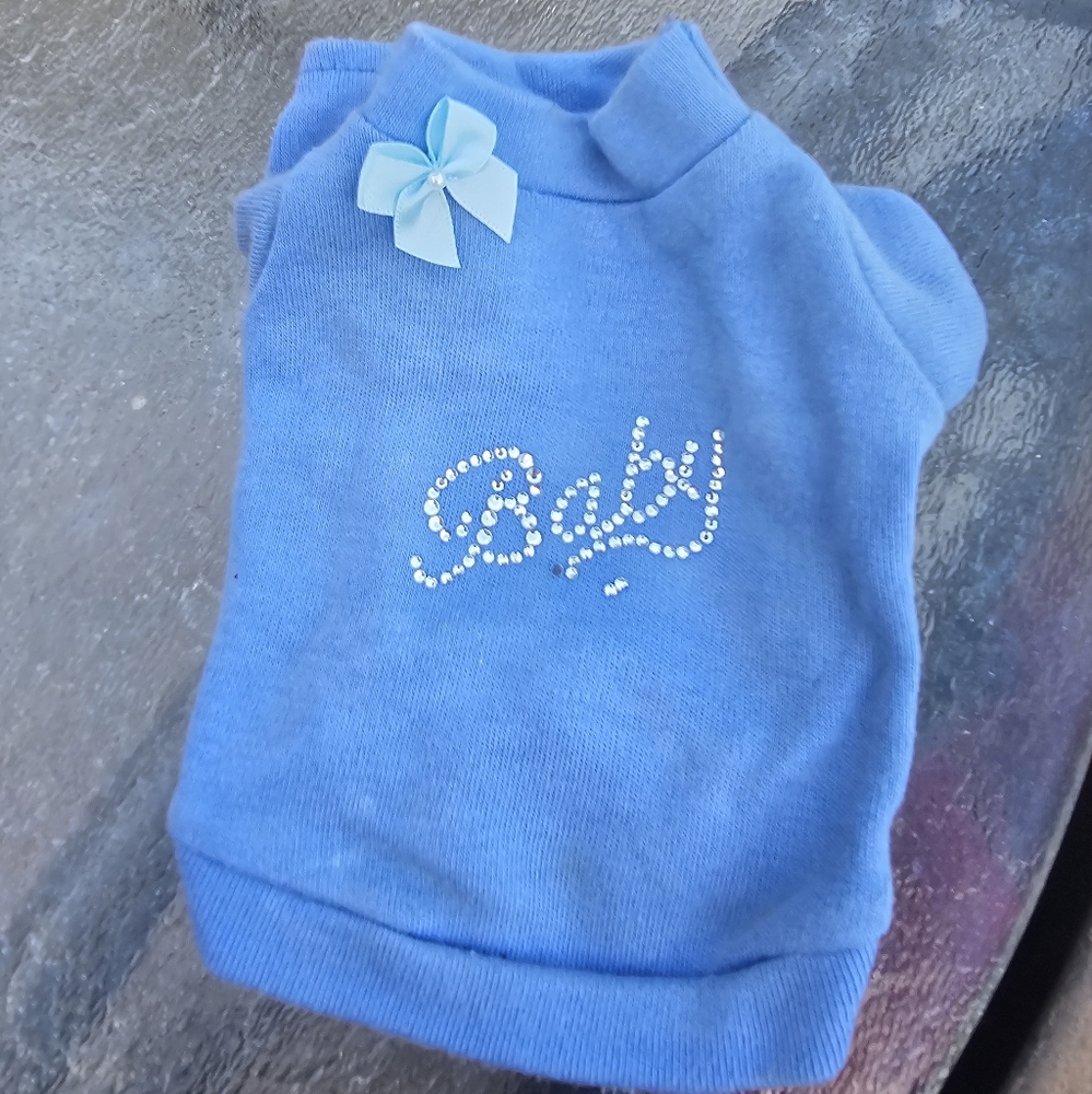 X small baby blue t-shirt